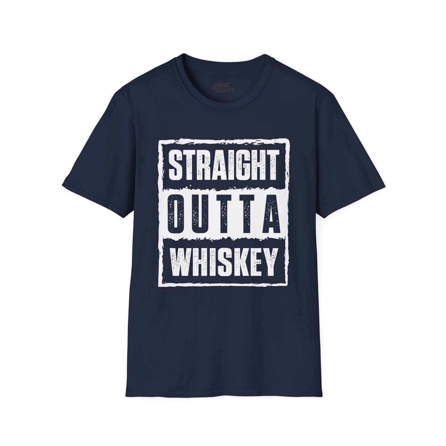 Straight Outta Whiskey T-Shirt — graphic t-shirt by Beast & Beauty