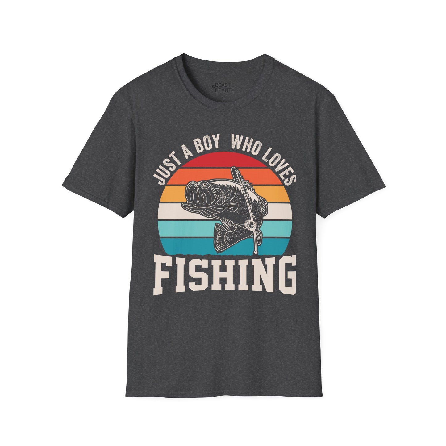 Just A Boy Who Loves Fishing T-Shirt Printify