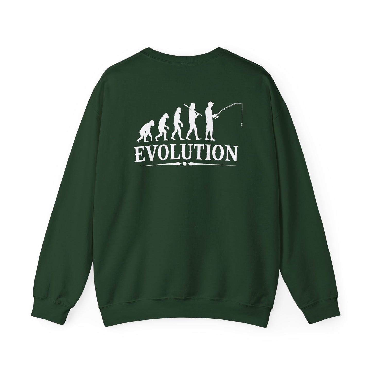 Fishing Evolution Sweatshirt Printify
