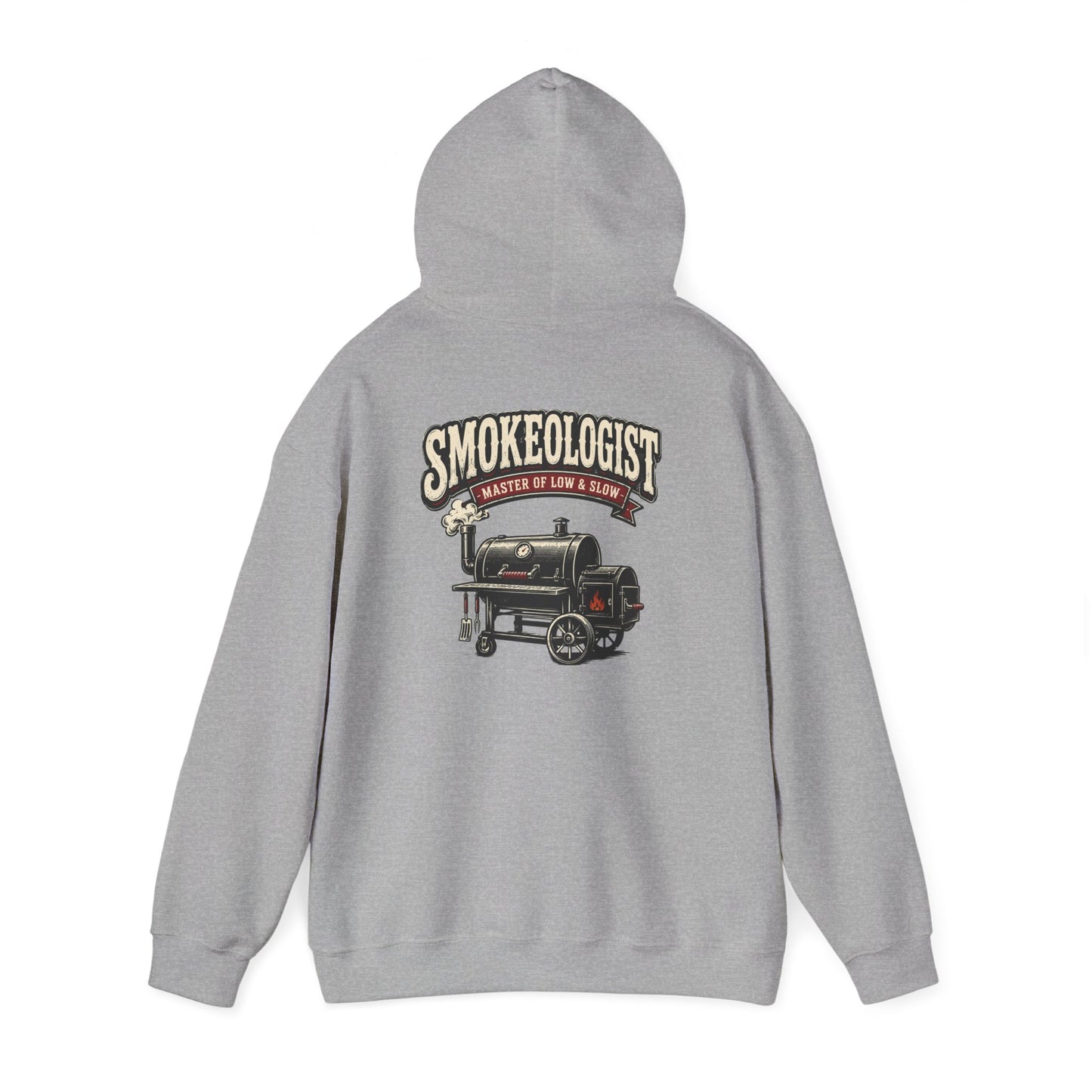 Smokeologist Master of Low & Slow BBQ Hoodie — graphic hoodie by Beast & Beauty