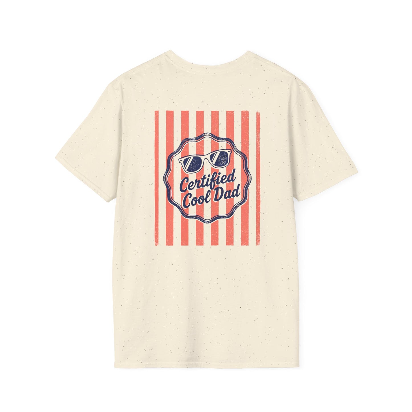Certified Cool Dad Retro Father's Day T-Shirt Printify