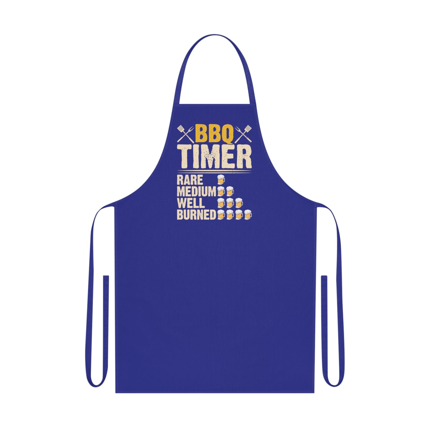 BBQ Timer Grilling Apron Printify