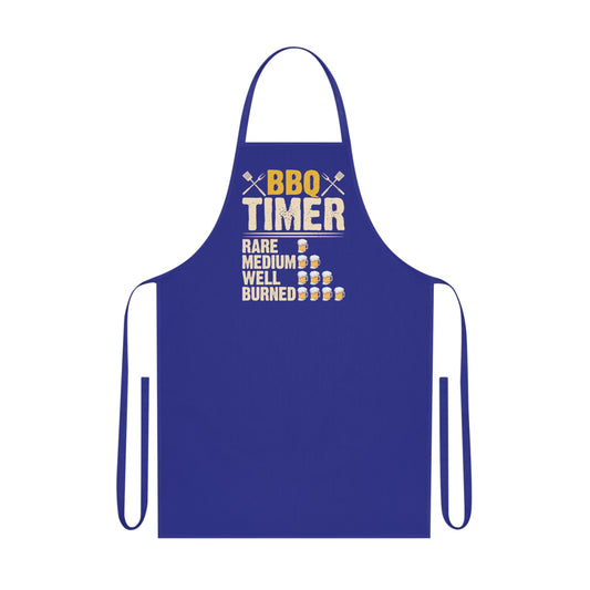 BBQ Timer Grilling Apron Printify