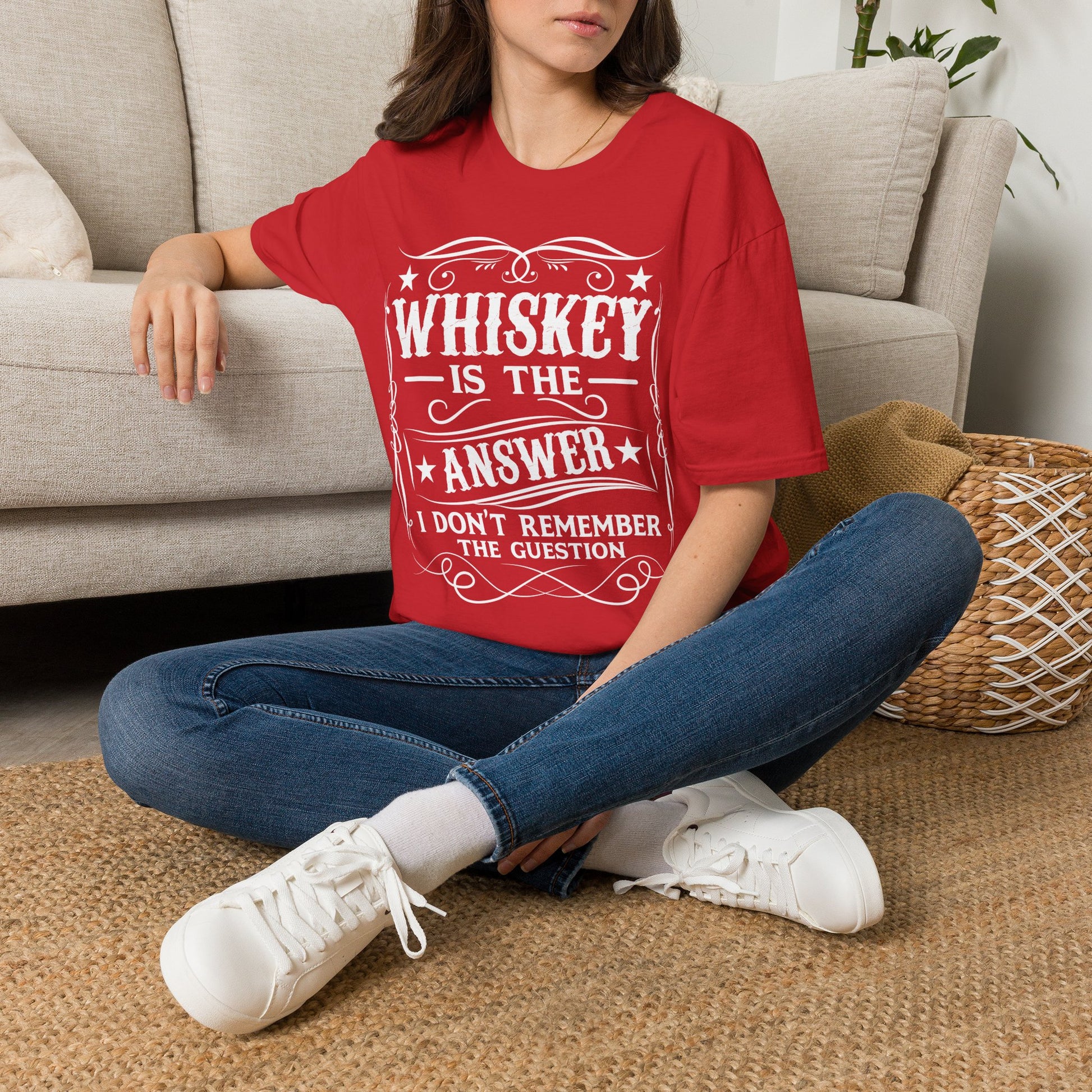 Whiskey Is the Answer T-Shirt Printify