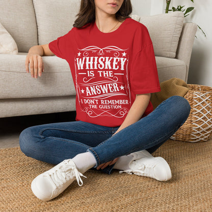 Whiskey Is the Answer T-Shirt Printify