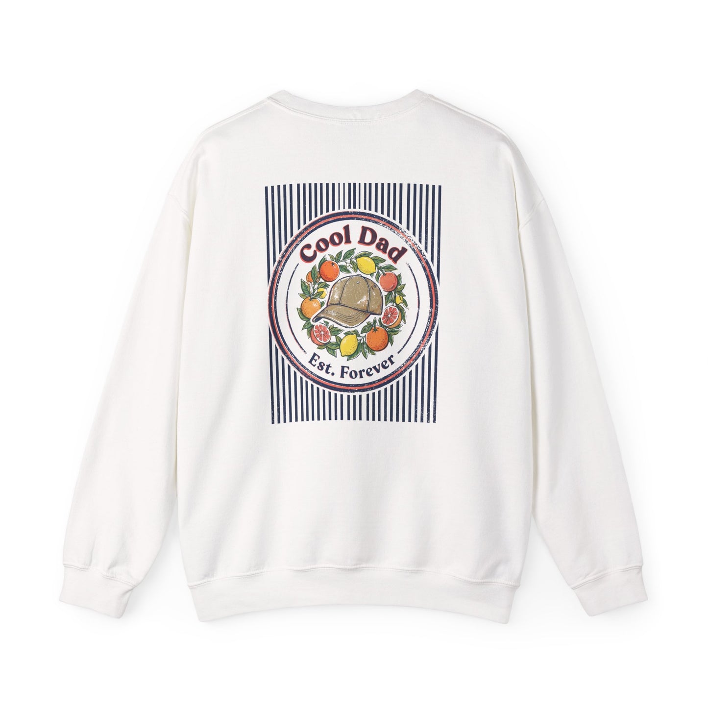 Cool Dad Est. Forever Retro Dad Sweatshirt Printify
