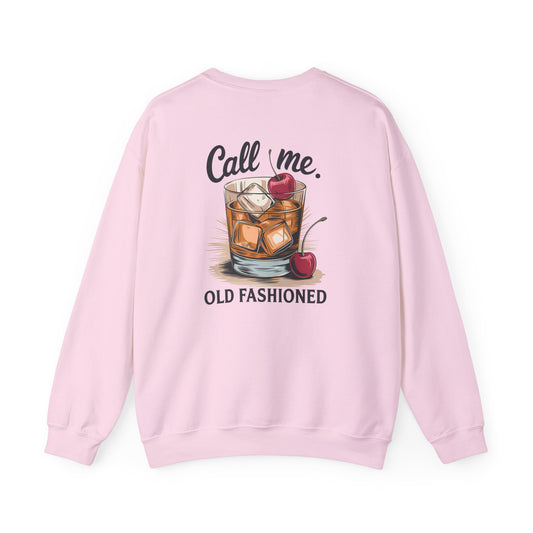 Call Me Old Fashioned Cocktail Sweatshirt — graphic sweatshirt by Beast & Beauty