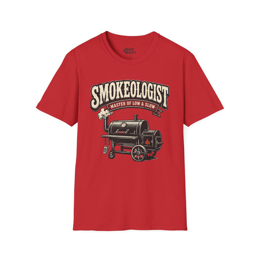 Smokeologist Master of Low & Slow T-Shirt Printify