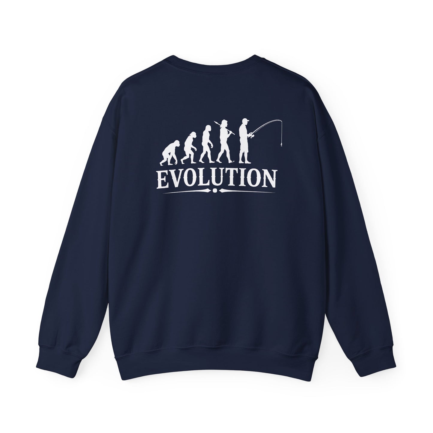 Fishing Evolution Sweatshirt Printify