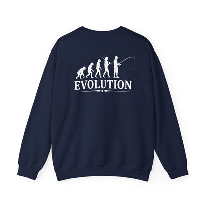 Fishing Evolution Sweatshirt Printify