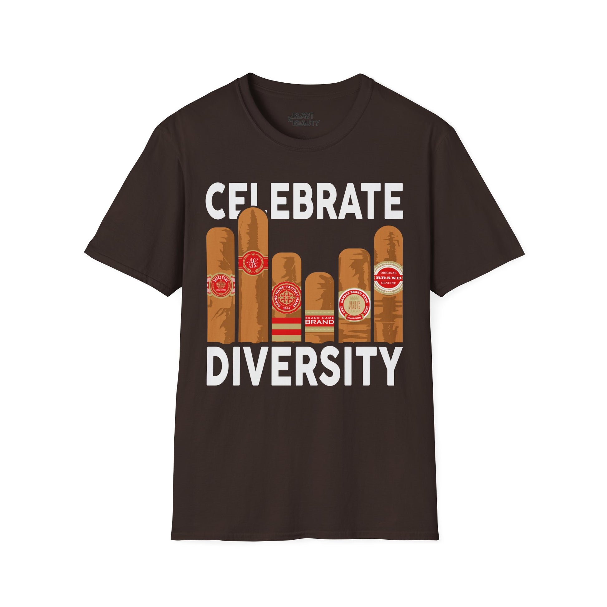 Celebrate Diversity Cigar Lover T-Shirt Printify