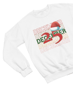 25 December Christmas Sweatshirt – Festive Holiday Jumper Sweatshirt / 3XL (Adult) gift_idea unique_gift personalised_gift