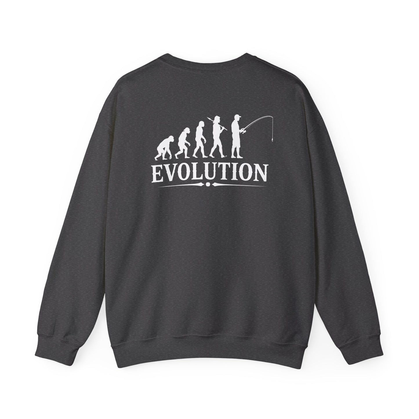 Fishing Evolution Sweatshirt Printify