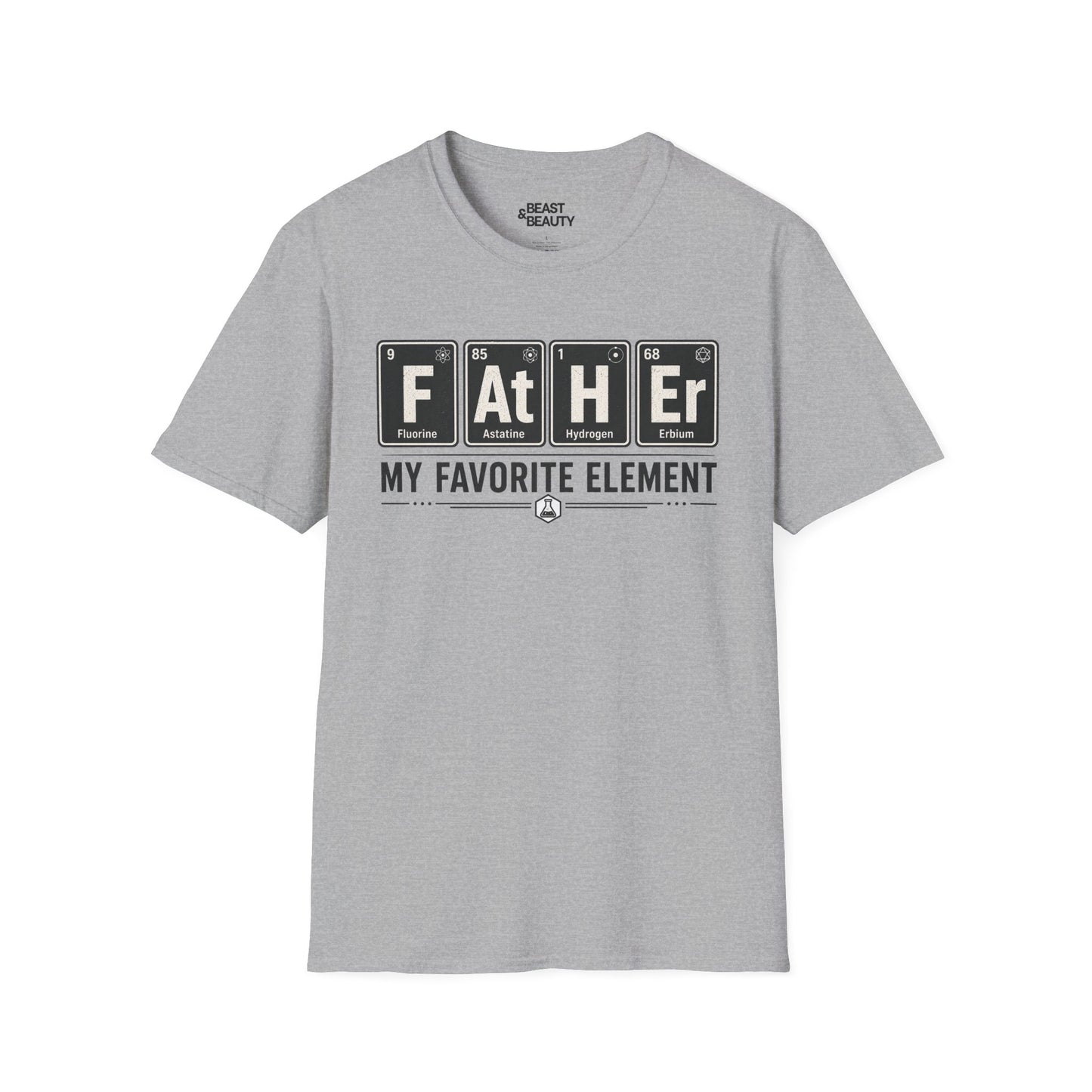 Father, My Favorite Element Dad T-Shirt Printify