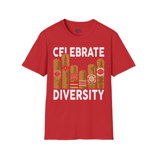 Celebrate Diversity Cigar Lover T-Shirt Printify