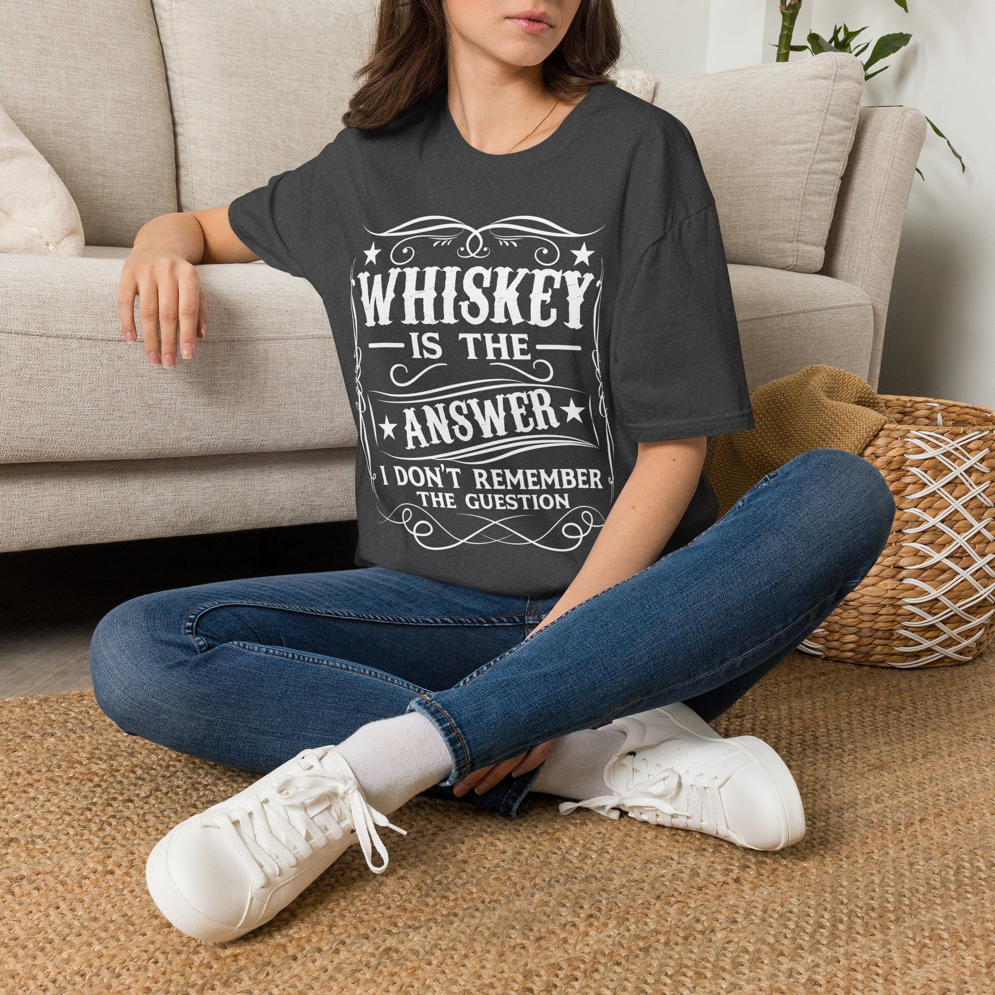 Whiskey Is the Answer T-Shirt Printify