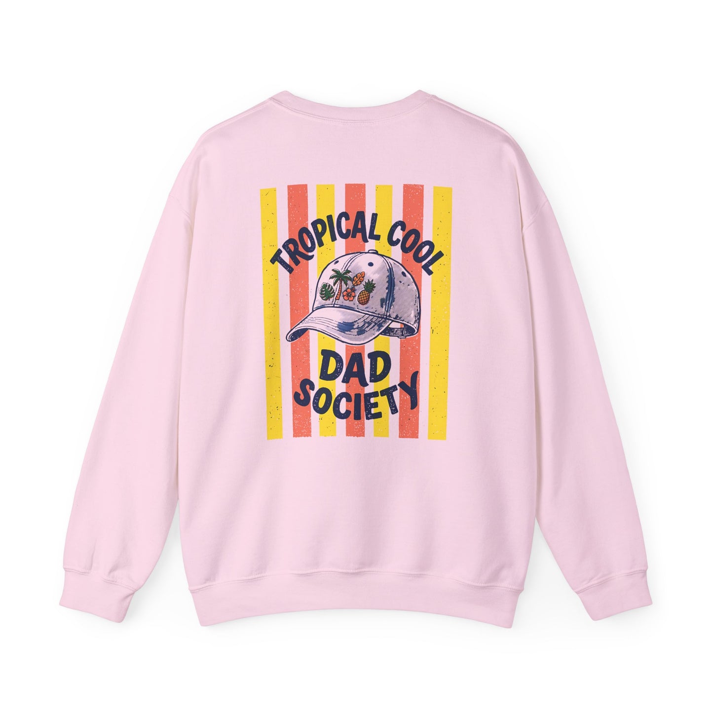 Tropical Cool Dad Society Summer Sweatshirt Printify