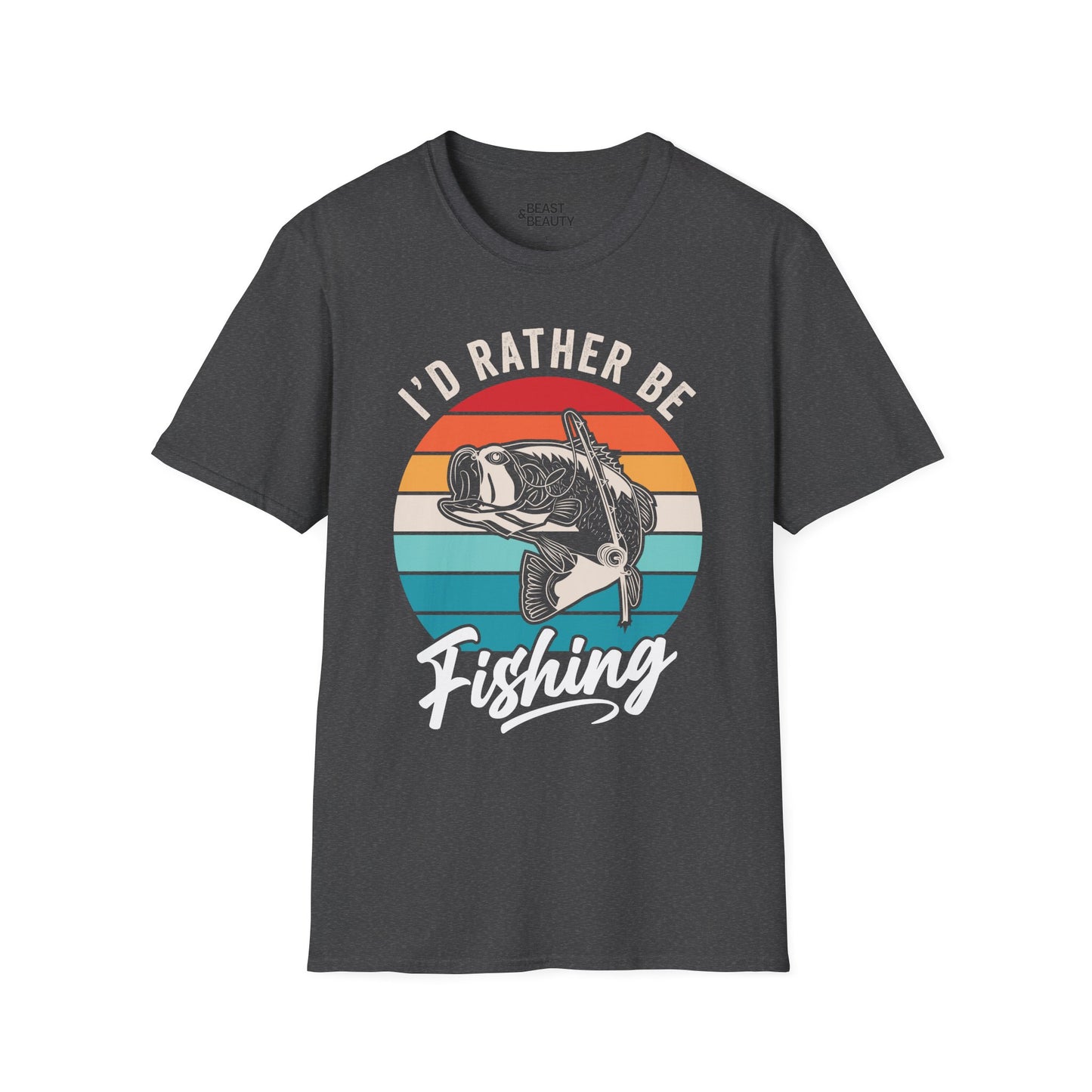 I'd Rather Be Fishing T-Shirt Printify