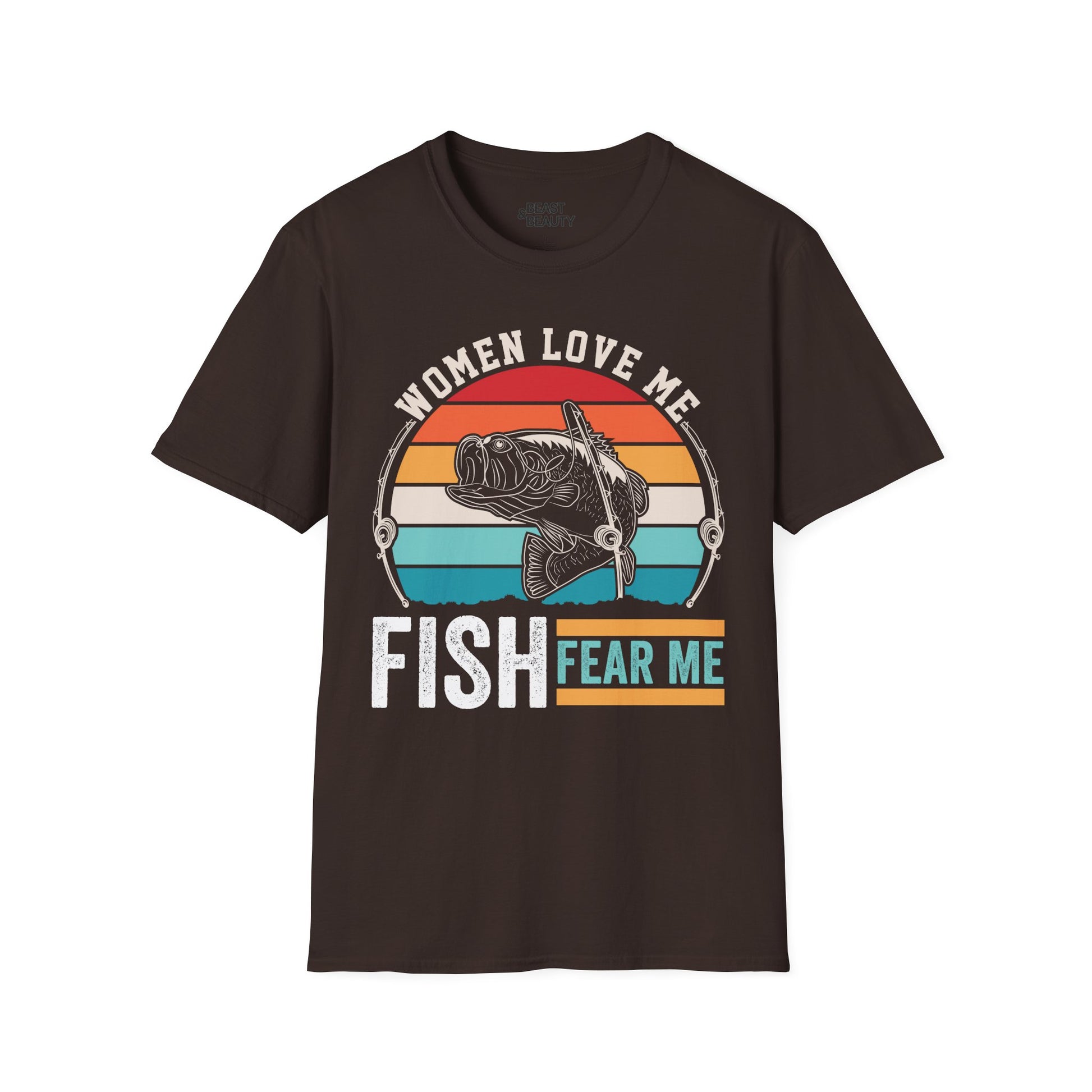 Women Love Me Fish Fear Me T-Shirt Printify