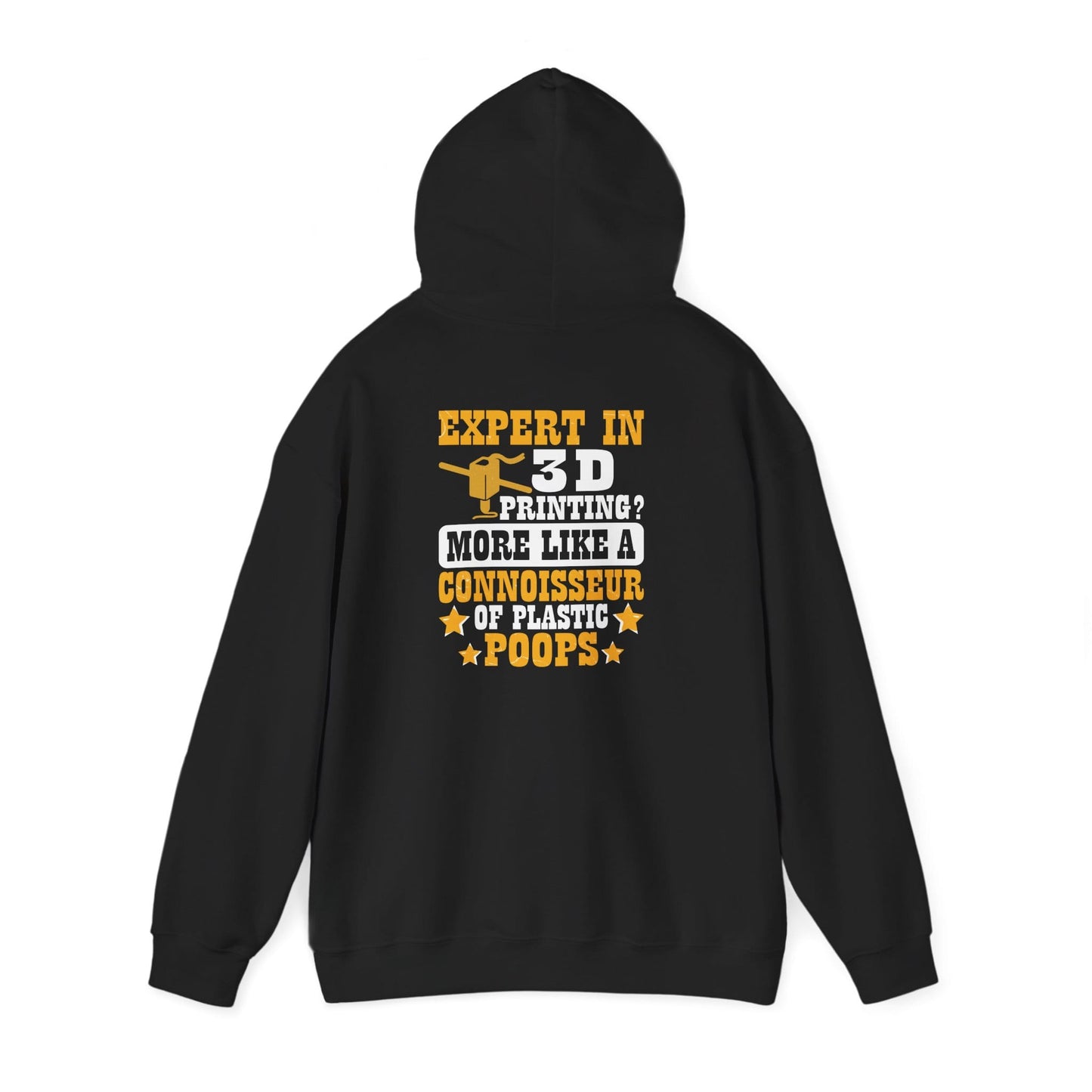 3D Printing Expert Hoodie - Connoisseur of Plastic Poops S / Black gift_idea unique_gift personalised_gift