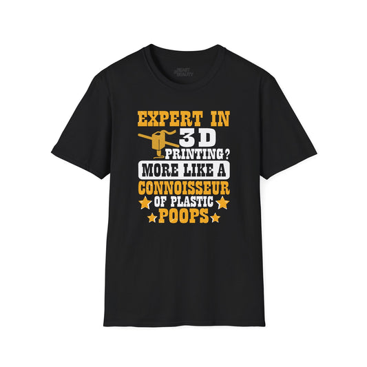 3D Printing Expert T-Shirt Black / S gift_idea unique_gift personalised_gift