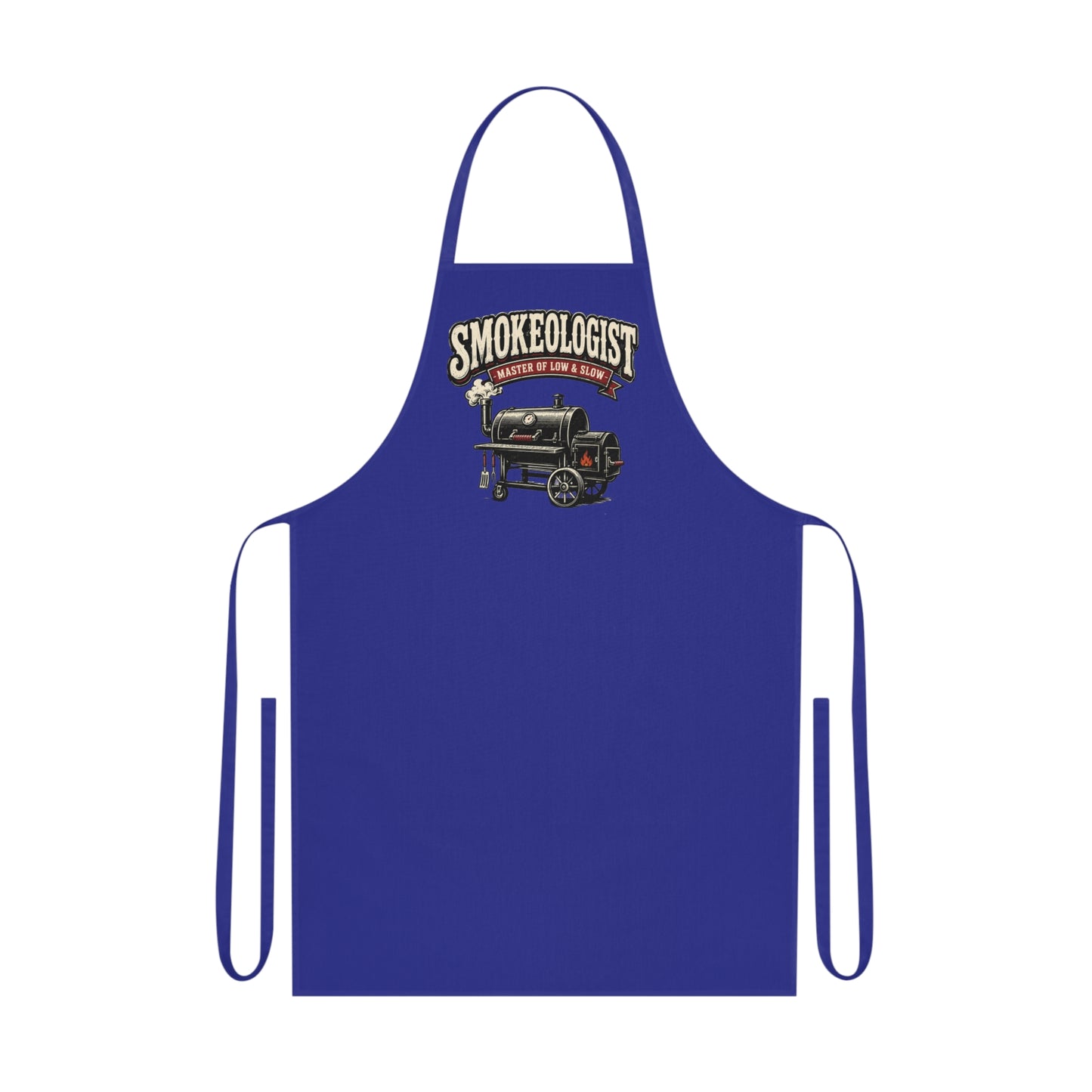 Smokeologist Master of Low & Slow BBQ Apron Printify