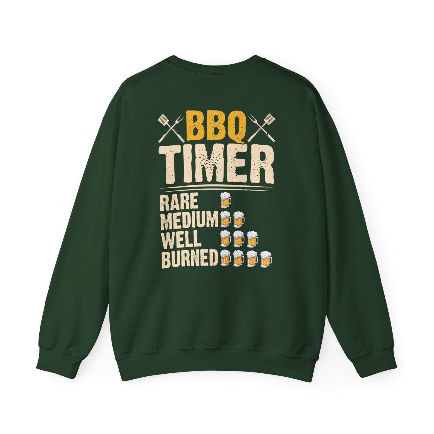 BBQ Timer Funny Grilling Sweatshirt sweatshirt view 4