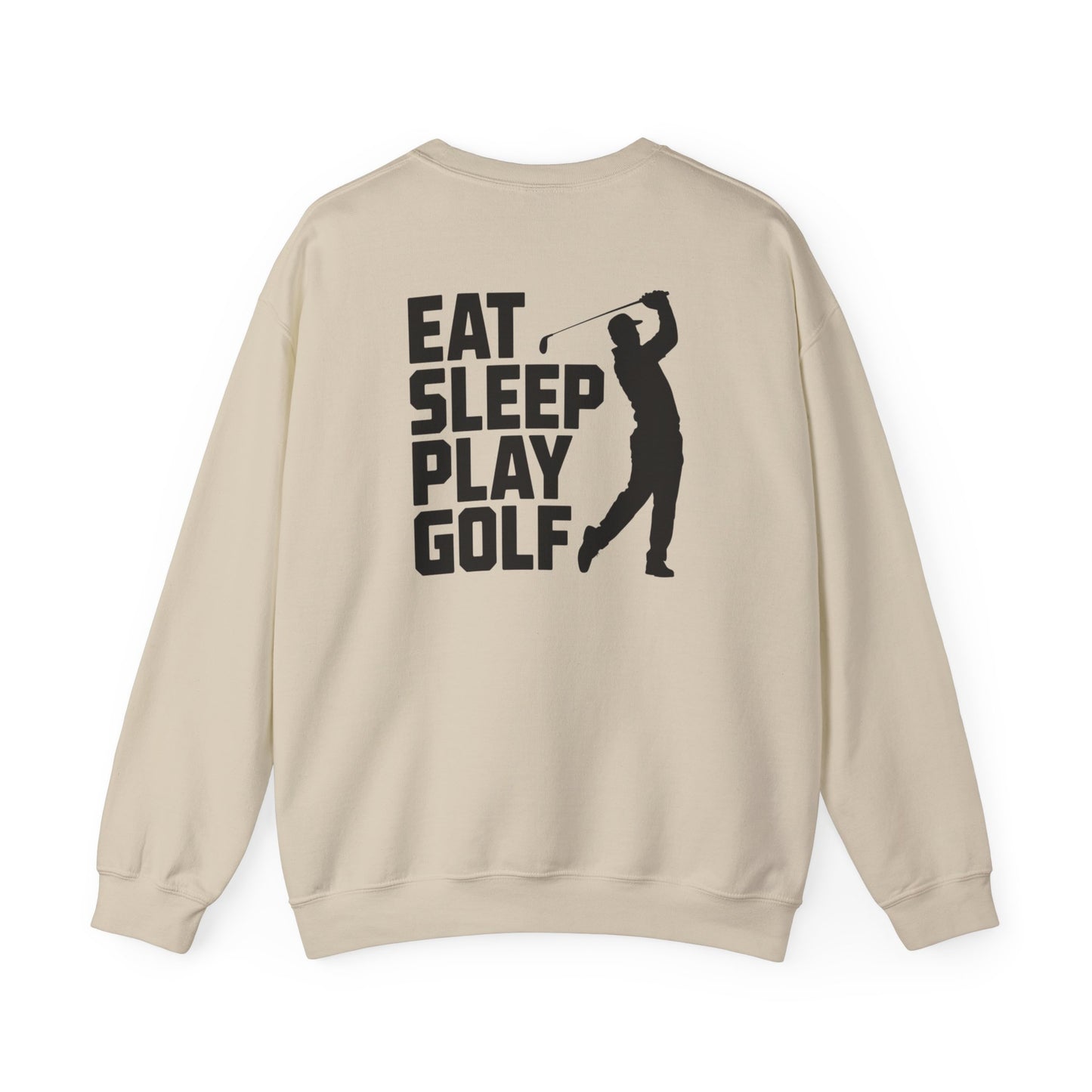 Eat Sleep Play Golf Sweatshirt Printify