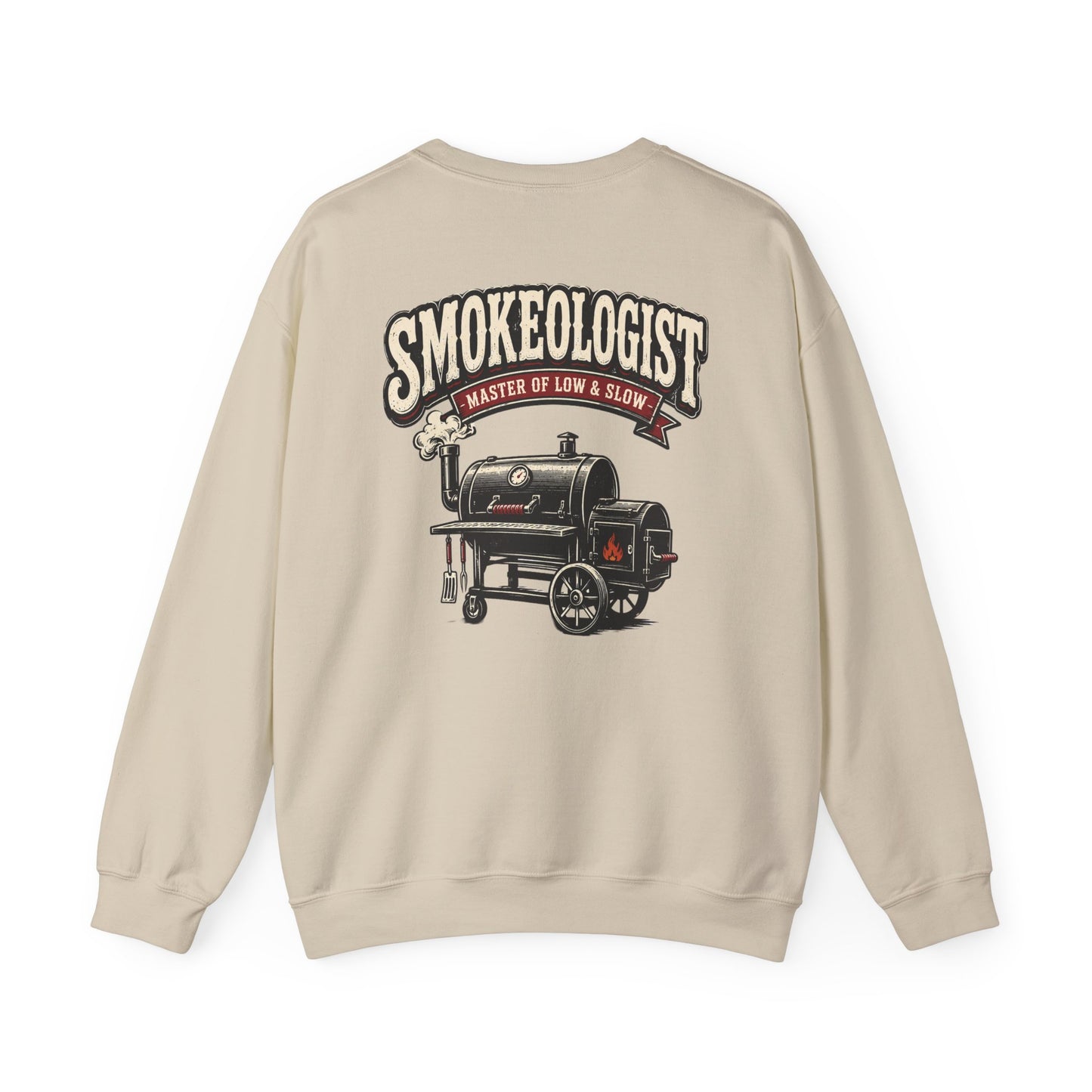 Smokeologist Master of Low & Slow BBQ Sweatshirt Printify