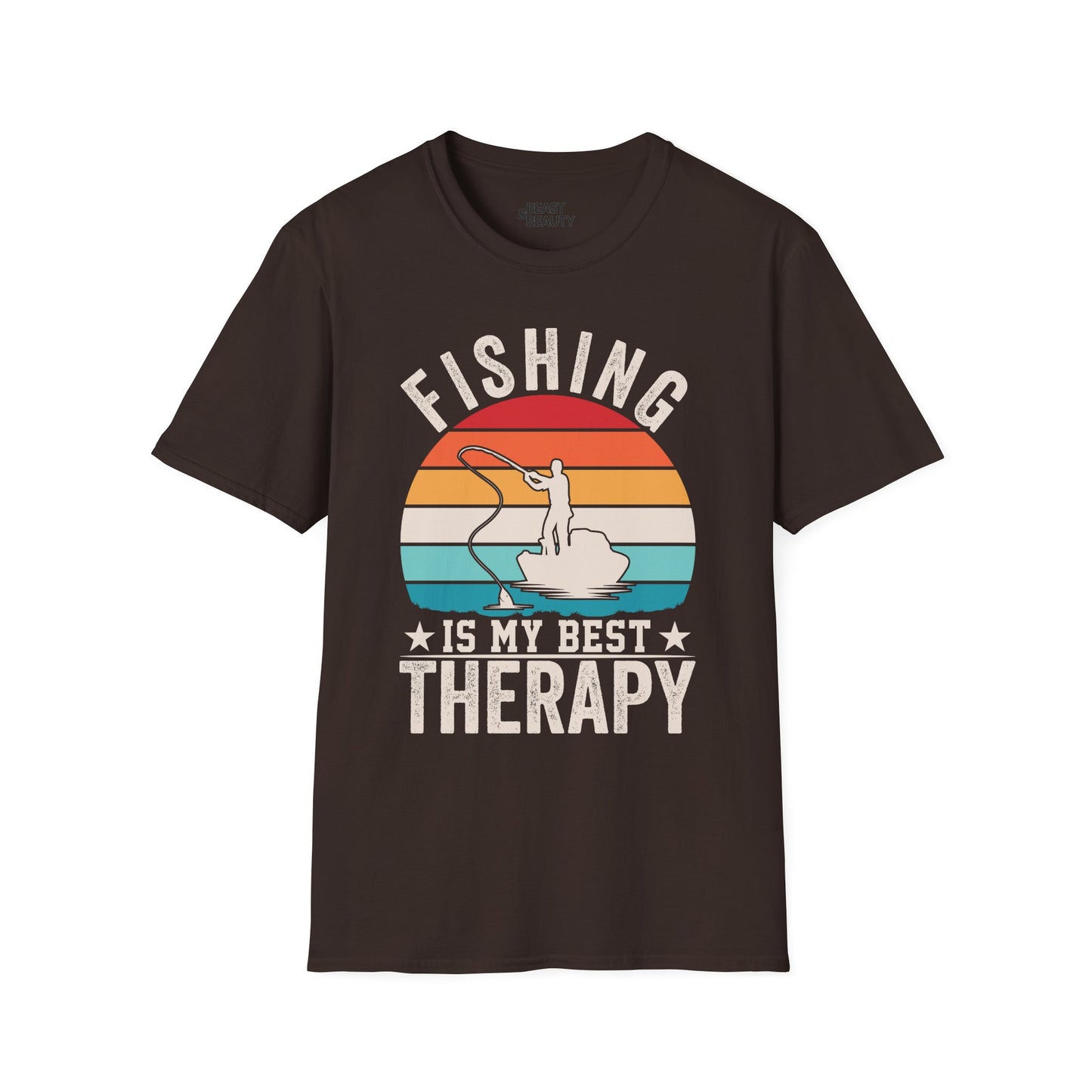 Fishing Is My Best Therapy T-Shirt t-shirt view 3