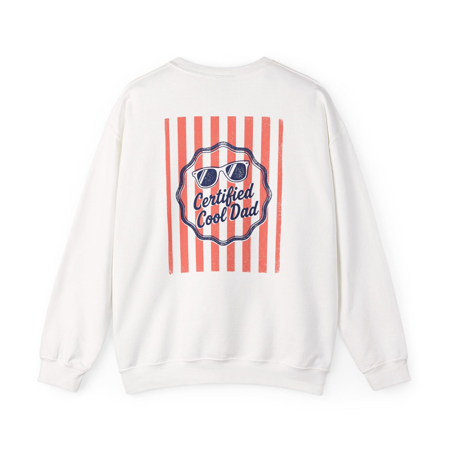 Certified Cool Dad Retro Sweatshirt Printify