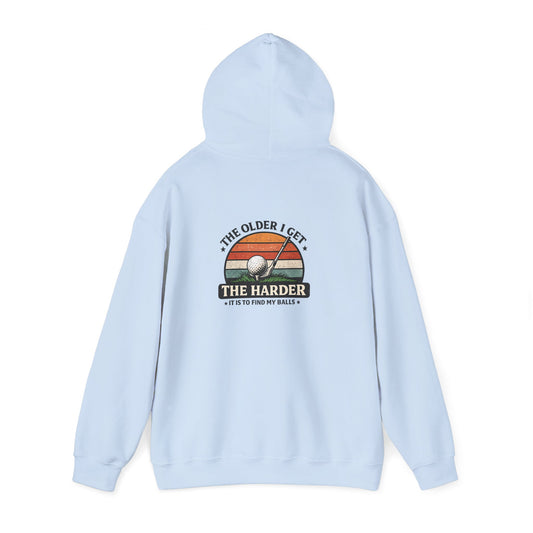 The Older I Get The Harder It Is to Find My Balls Golf Hoodie Printify