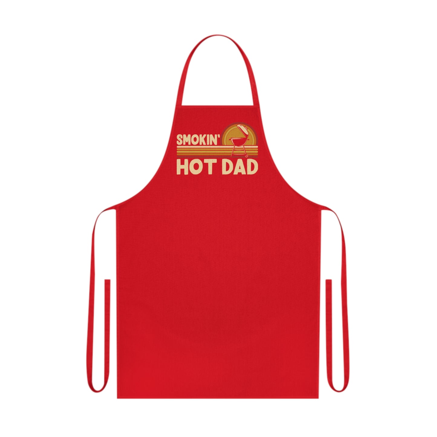 Smokin' Hot Dad BBQ Apron Printify