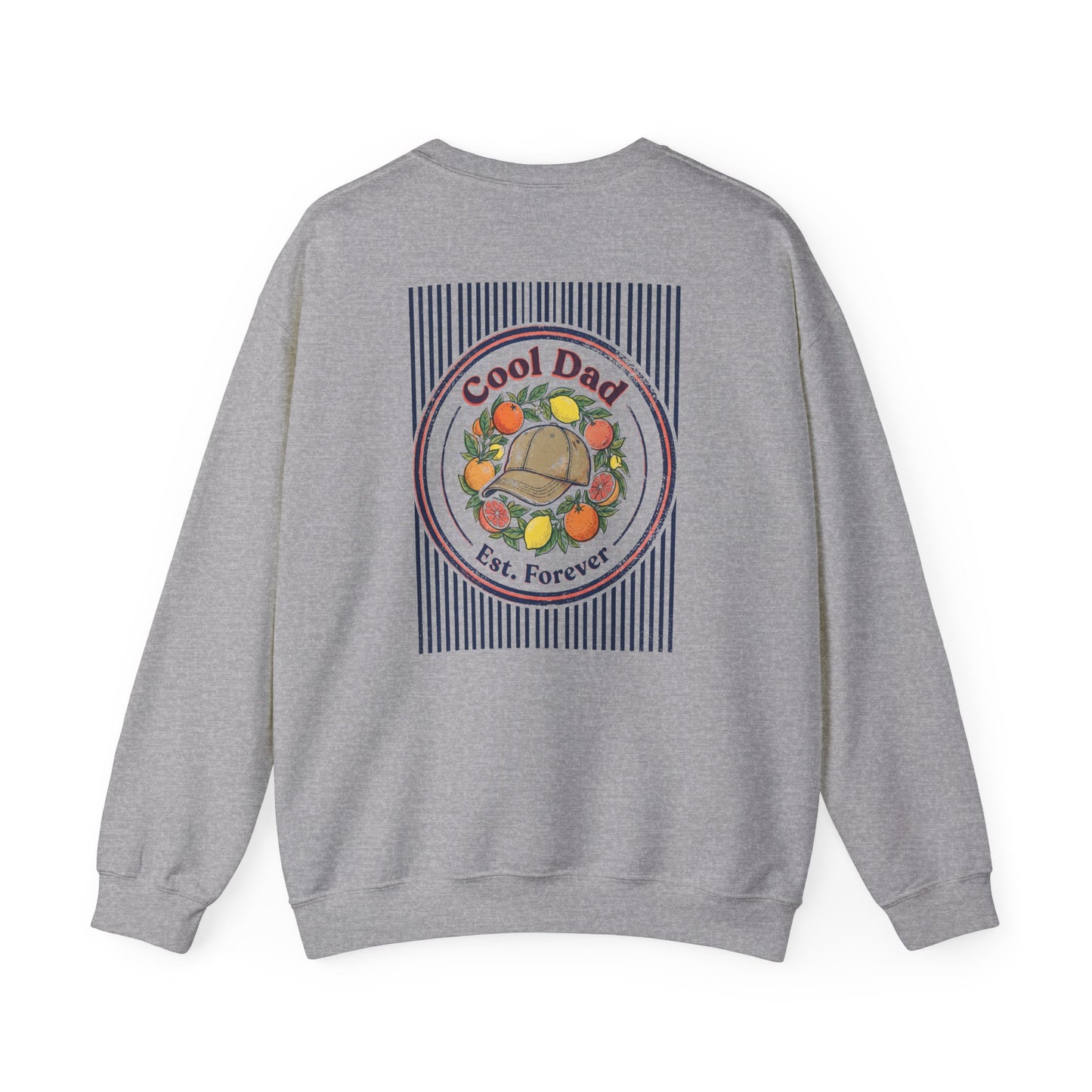 Cool Dad Est. Forever Retro Dad Sweatshirt Printify
