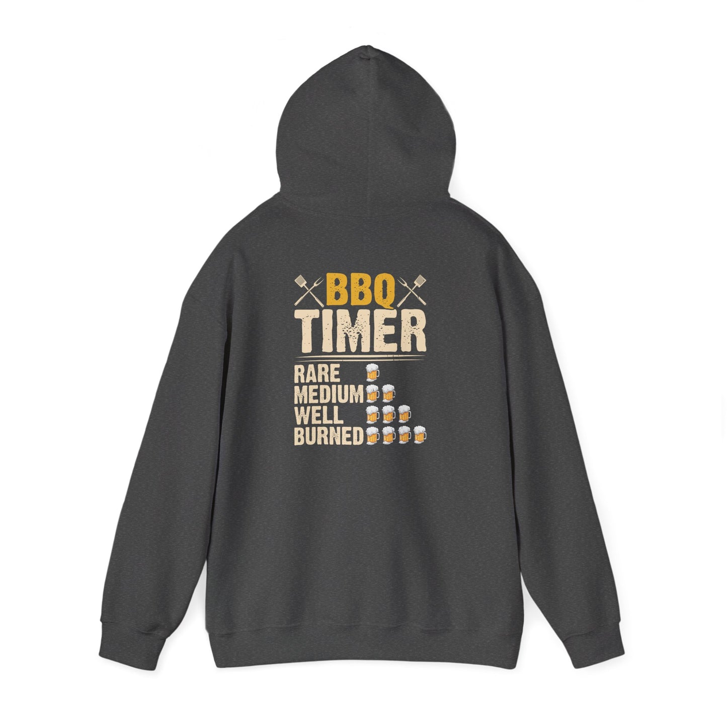 BBQ Timer Funny Grill Master Hoodie Printify