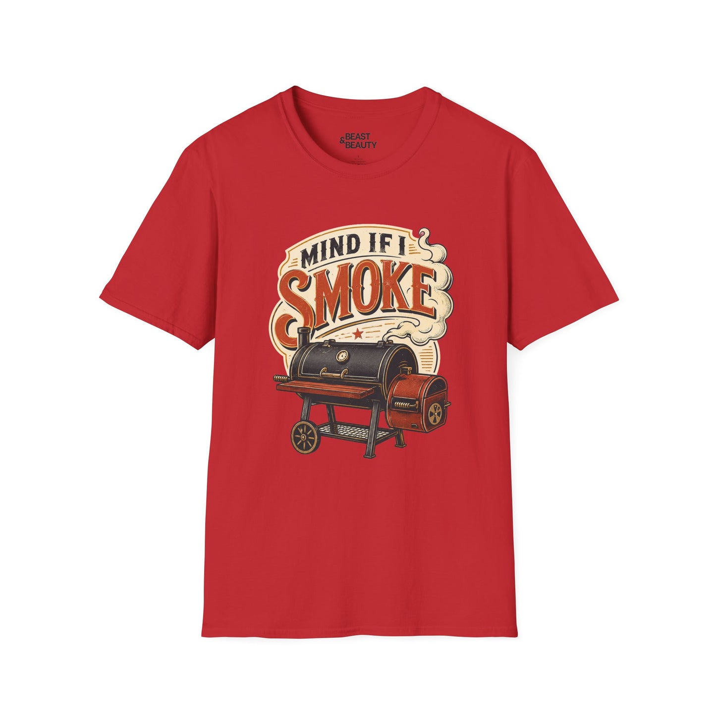 Mind If I Smoke BBQ Smoker Dad T-Shirt Printify
