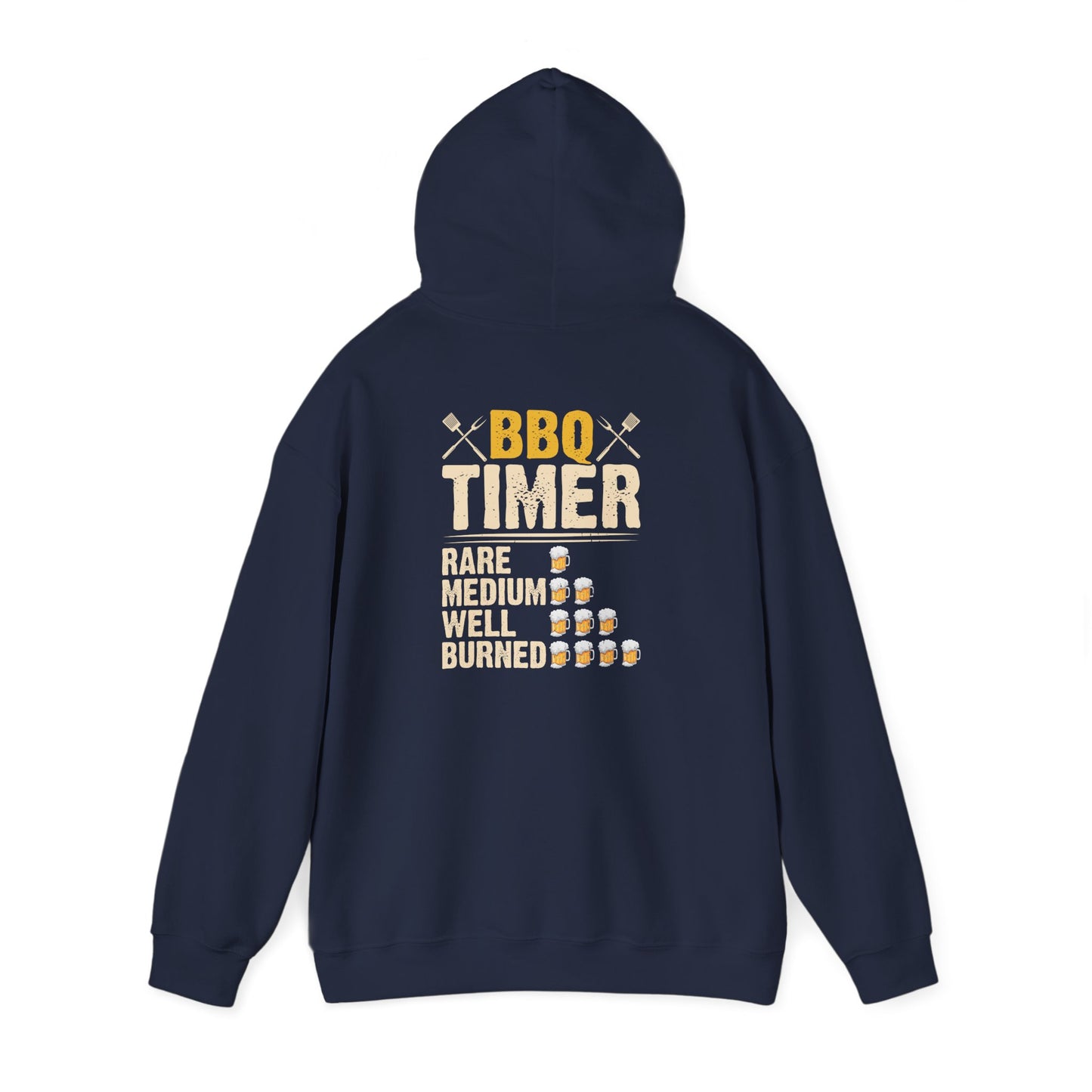 BBQ Timer Funny Grill Master Hoodie Printify