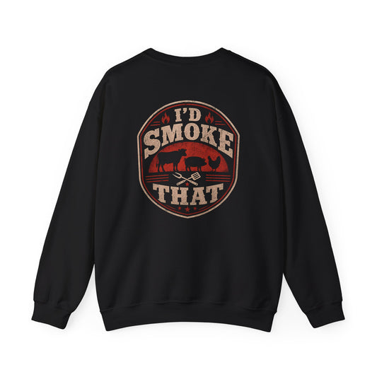 I'd Smoke That BBQ Sweatshirt Printify