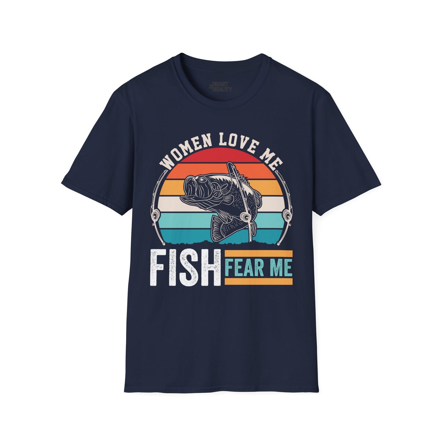 Women Love Me Fish Fear Me T-Shirt Printify