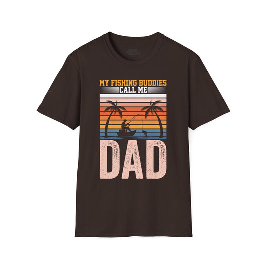 My Fishing Buddies Call Me Dad T-Shirt Printify
