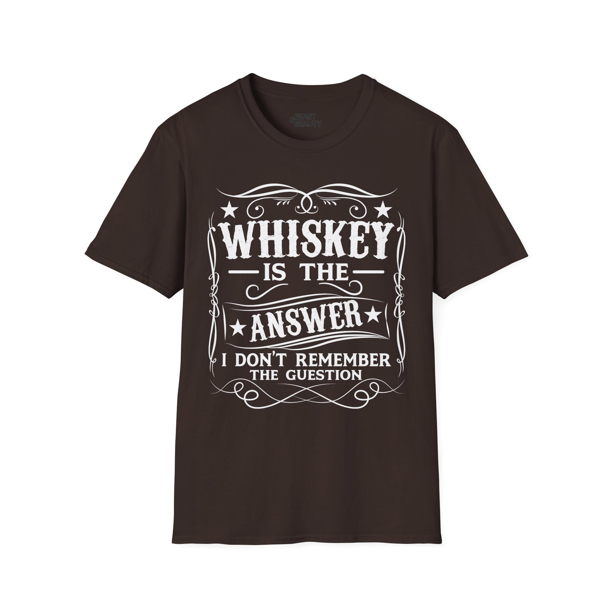Whiskey Is the Answer T-Shirt Printify