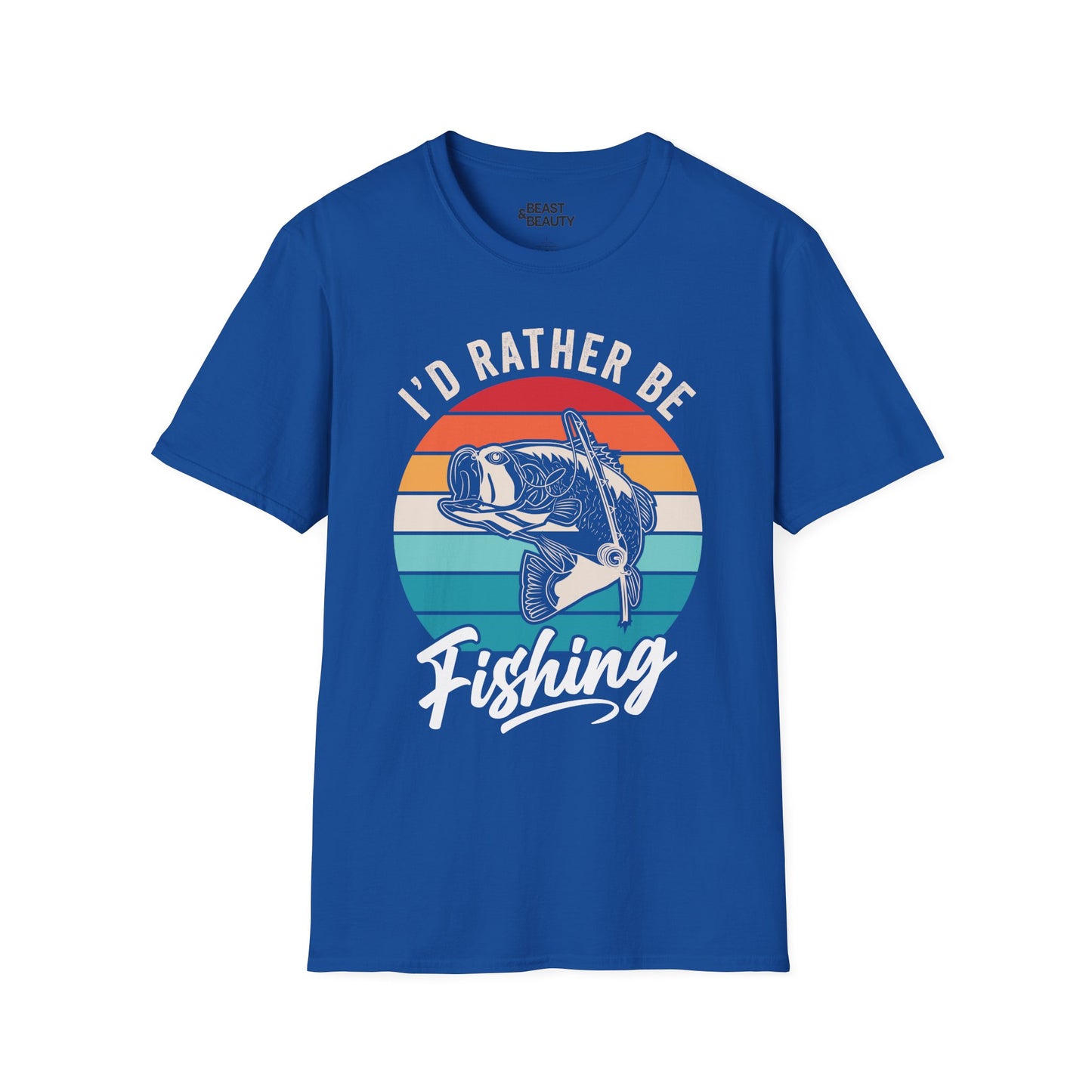 I'd Rather Be Fishing T-Shirt Printify
