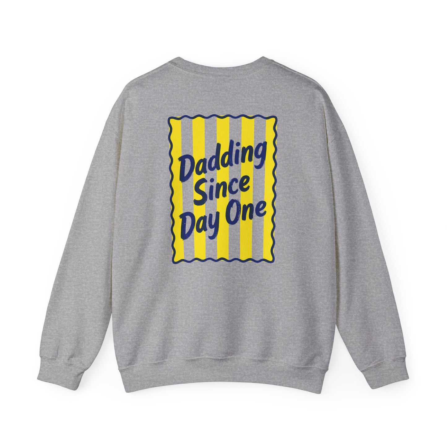 Dadding Since Day One Retro Dad Sweatshirt Printify