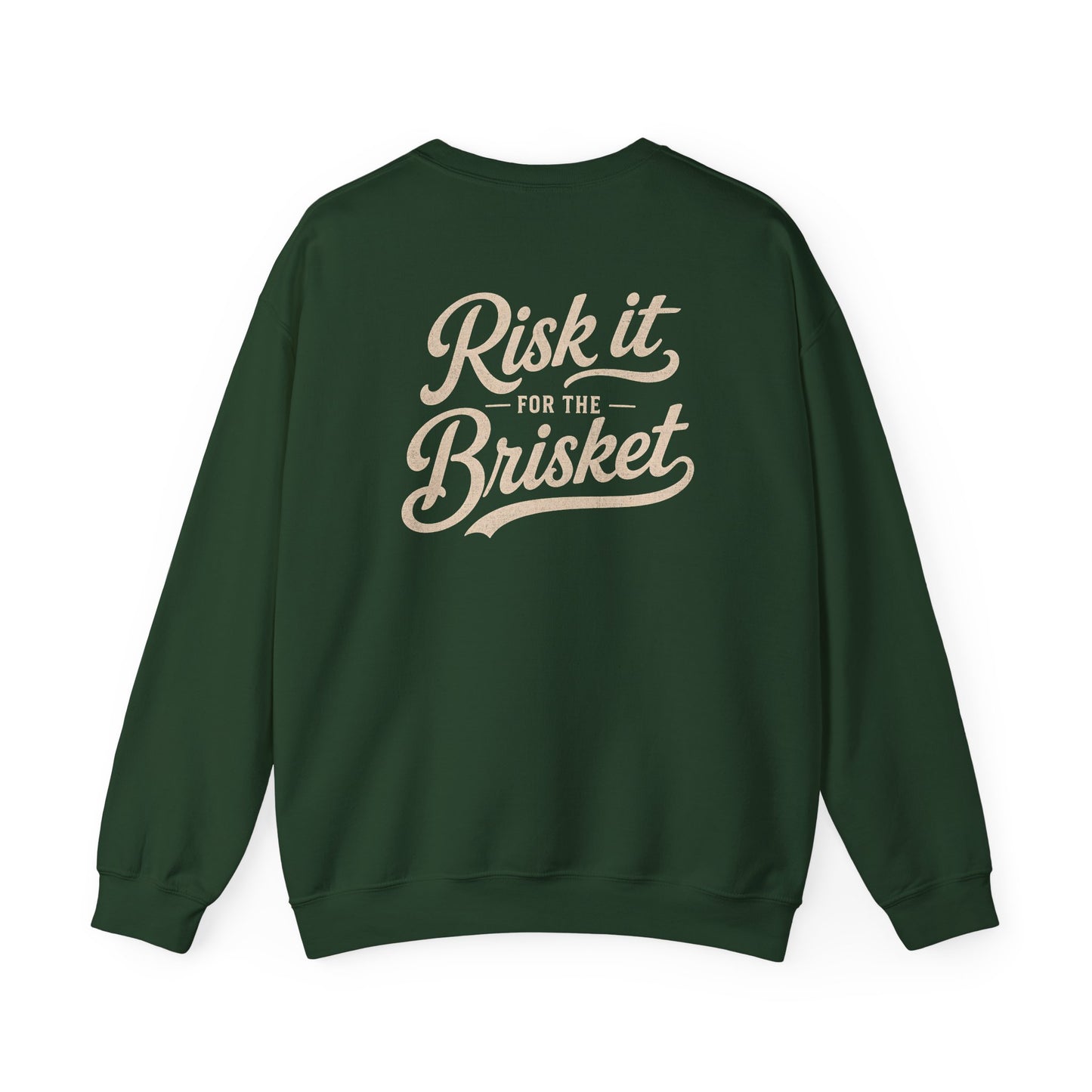 Risk It for the Brisket BBQ Sweatshirt sweatshirt view 3