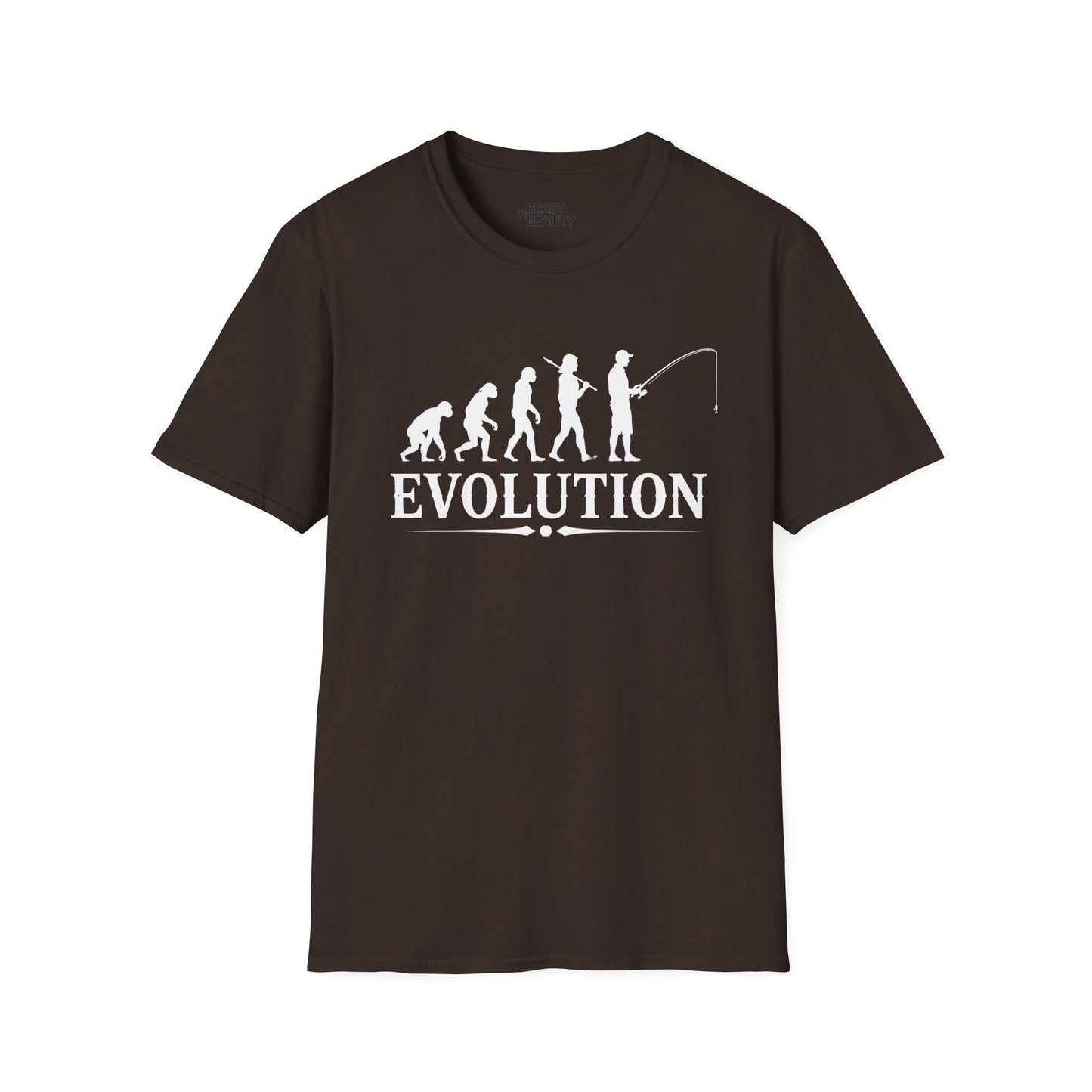 Fishing Evolution T-Shirt Printify