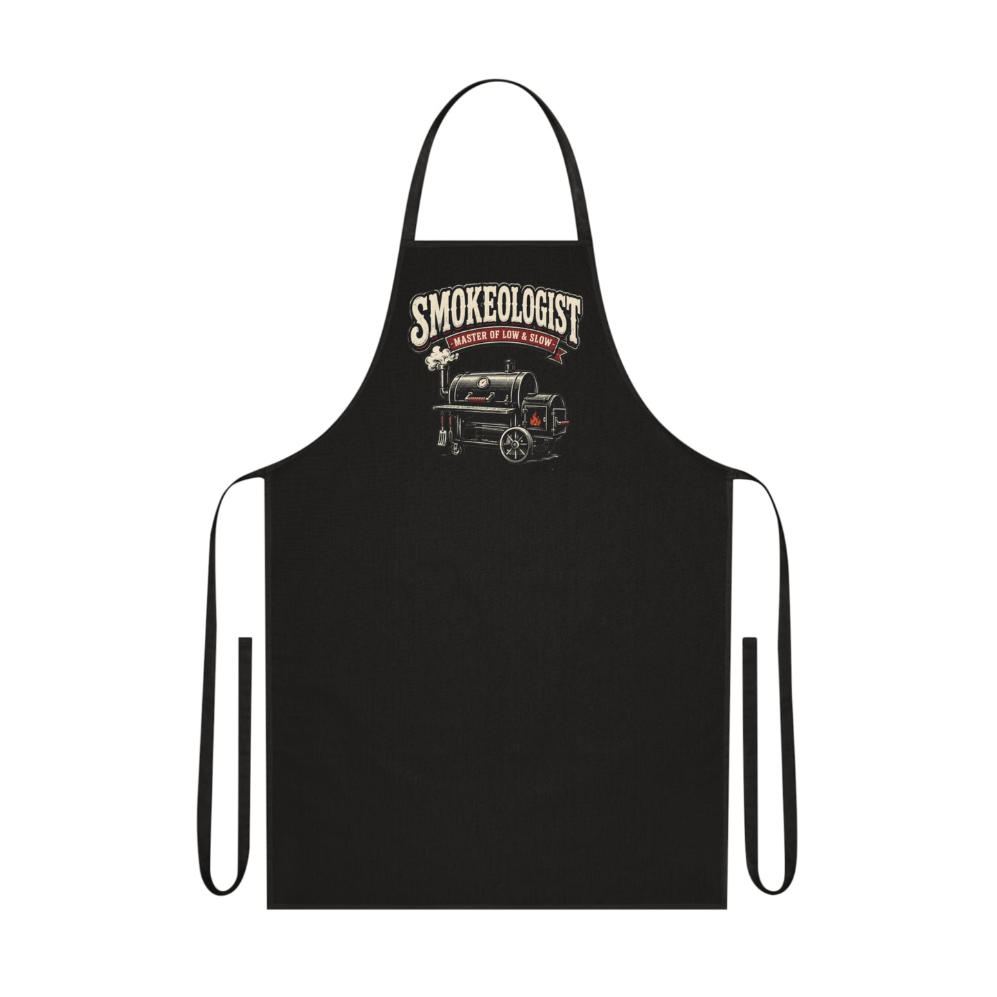 Smokeologist Master of Low & Slow BBQ Apron Printify