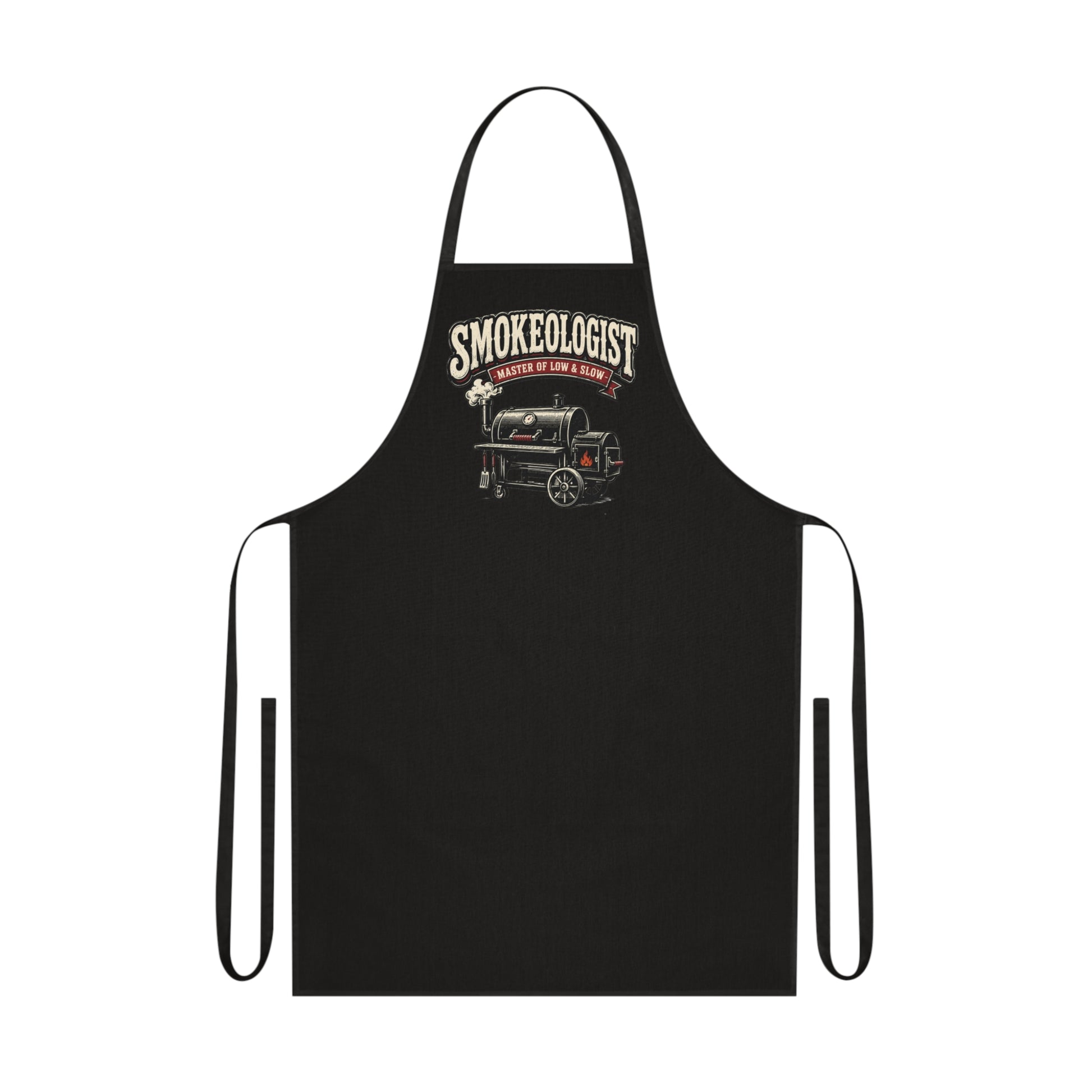Smokeologist Master of Low & Slow BBQ Apron Printify