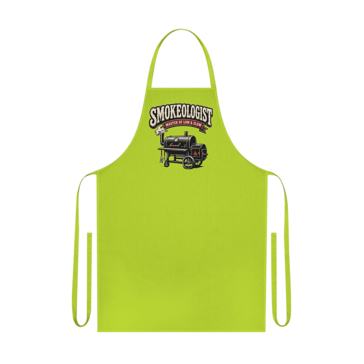 Smokeologist Master of Low & Slow BBQ Apron Printify