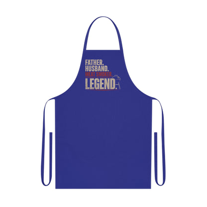 Father Husband Meat Smoker Legend BBQ Apron Printify