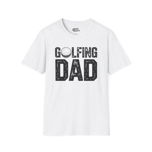 Golfing Dad Father's Day T-Shirt Printify